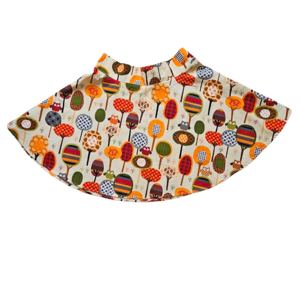 Colorful Patterned Women's Skirt - Picture 3 of 4